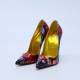 Christian Louboutin SO KATE kolorowe 120 36,5