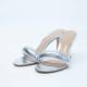 Gianvito Rossi Bijoux Mule 85 nappa silk silver s 36,5